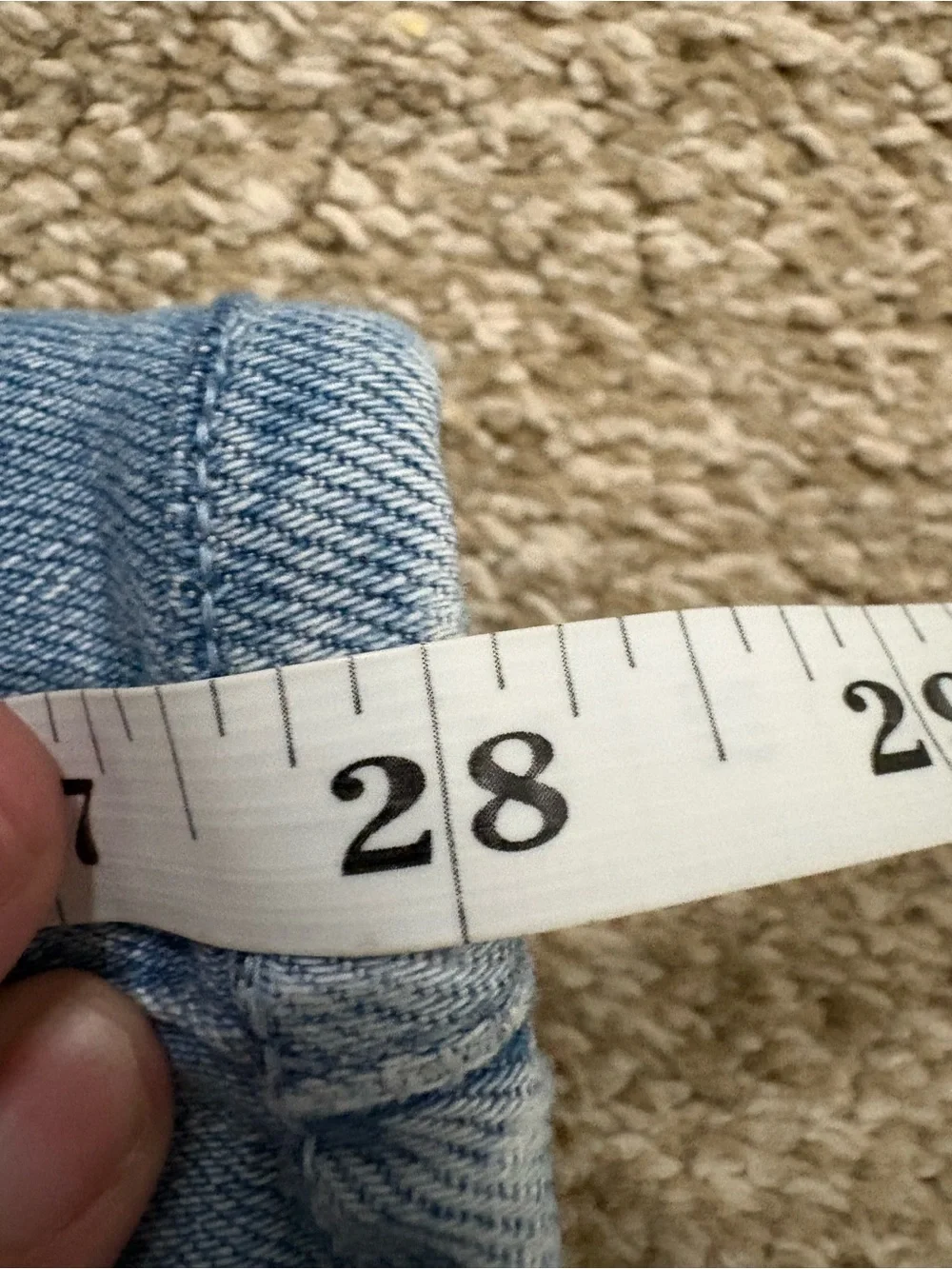 MOTHER Light Blue High-Rise Wide-Leg Jeans - Picture 12 of 12